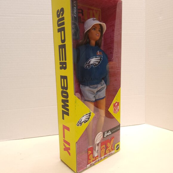 Barbie Signature Super Bowl LIX Philadelphia Eagles Doll Teen Skipper Sculpt NIB - Picture 5 of 16